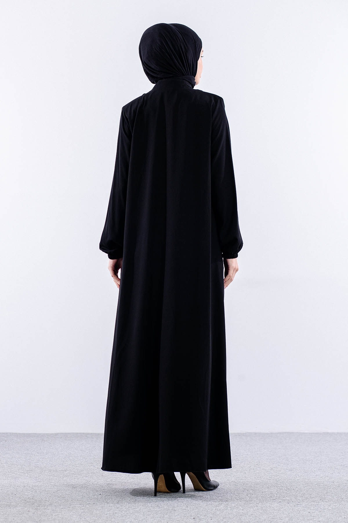 2127 Ferace Mevlana 38-50 - Siyah - 5