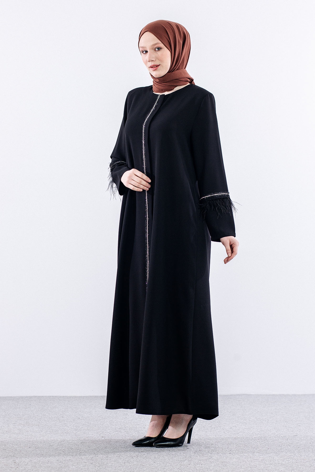 2131 Ferace 44-56 - Siyah - 2