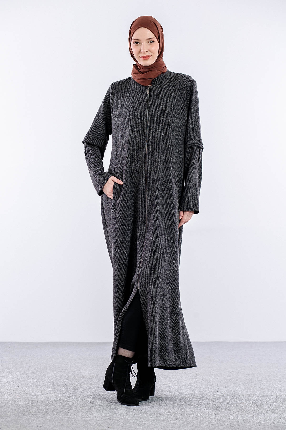 2148 Pardesü 4-7 - Siyah - 1