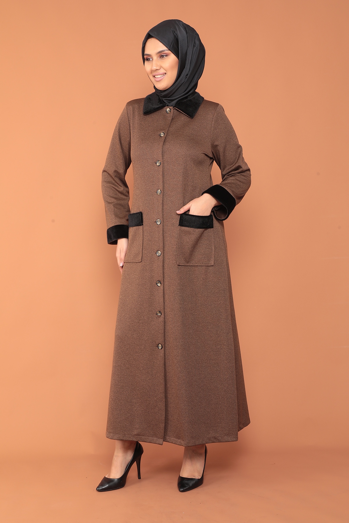 2153 Kürklü Ferace 44-54 - Taba - 2