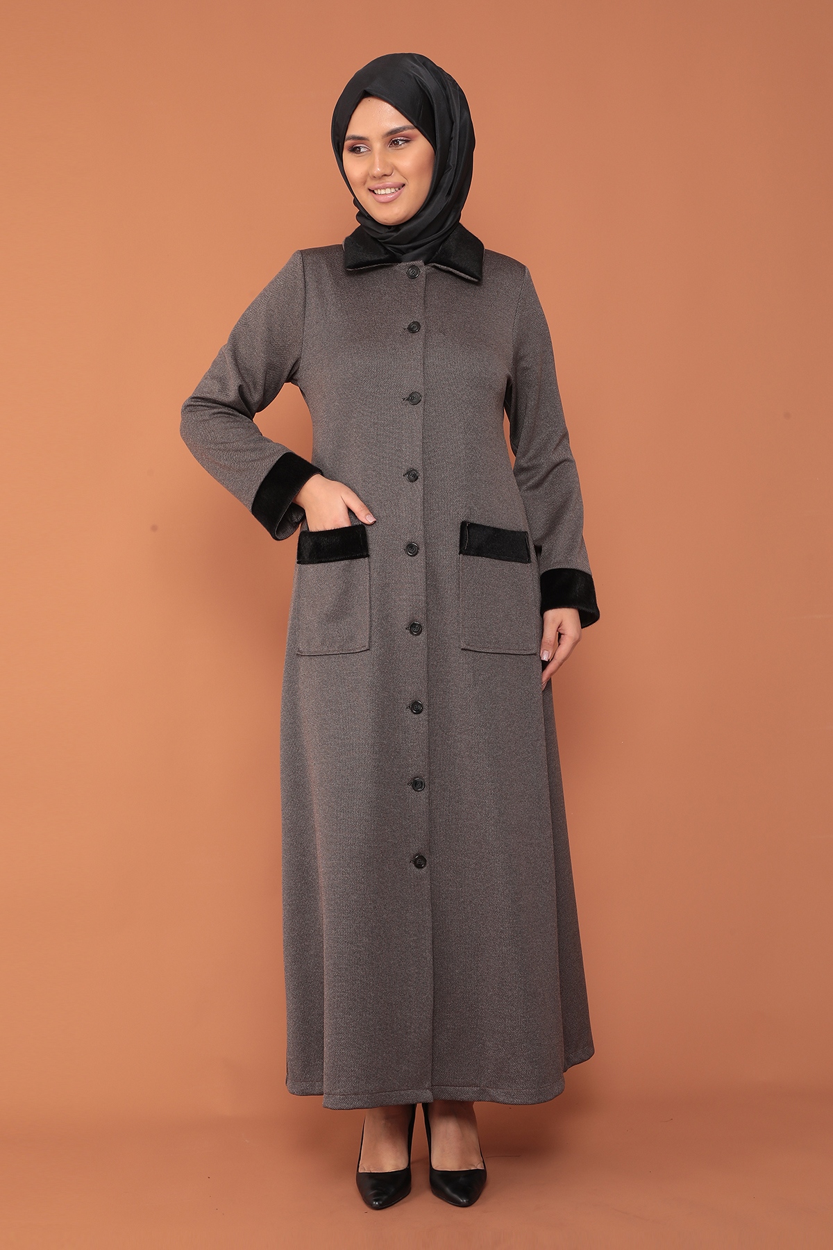 2153 Kürklü Ferace 44-54 - Vizon - 2