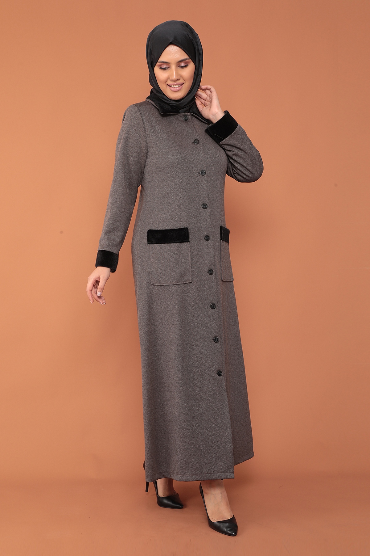 2153 Kürklü Ferace 44-54 - Vizon - 4