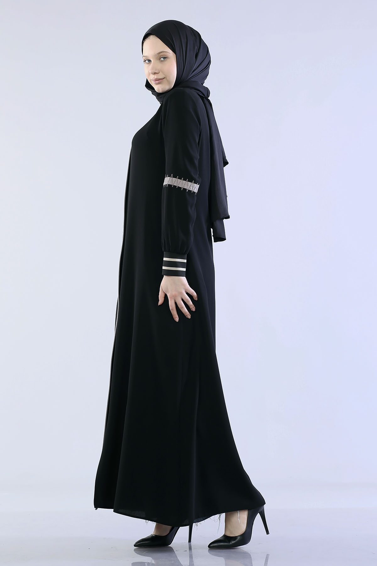 2159 Ferace 40-50 - Siyah - 3