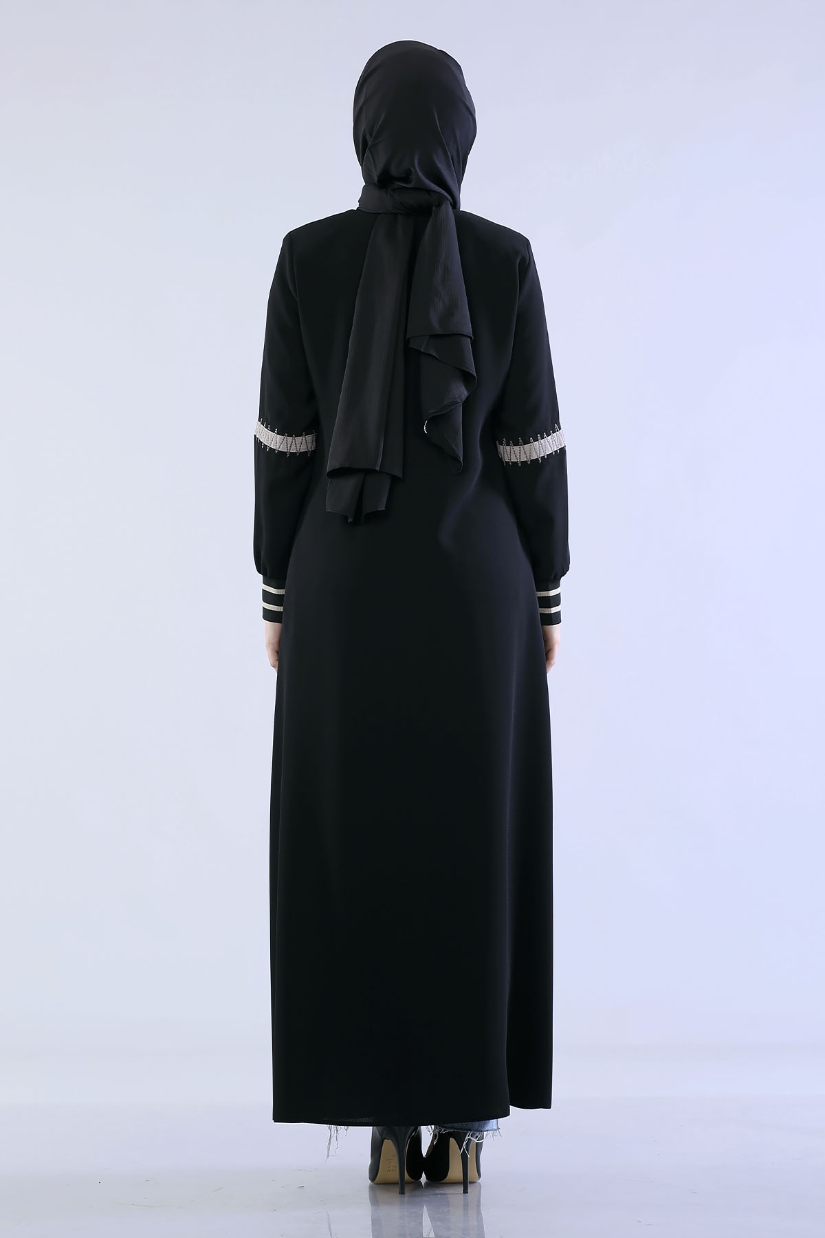 2159 Ferace 40-50 - Siyah - 4