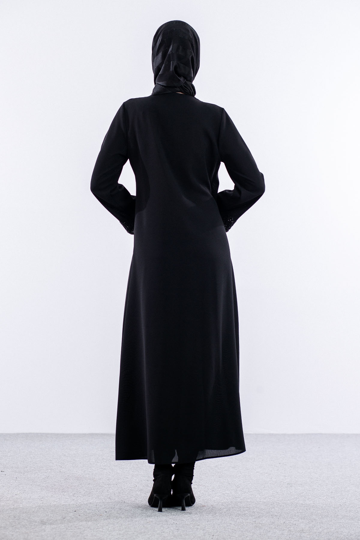 2161 Ferace 42-52 Tşl - Siyah - 4