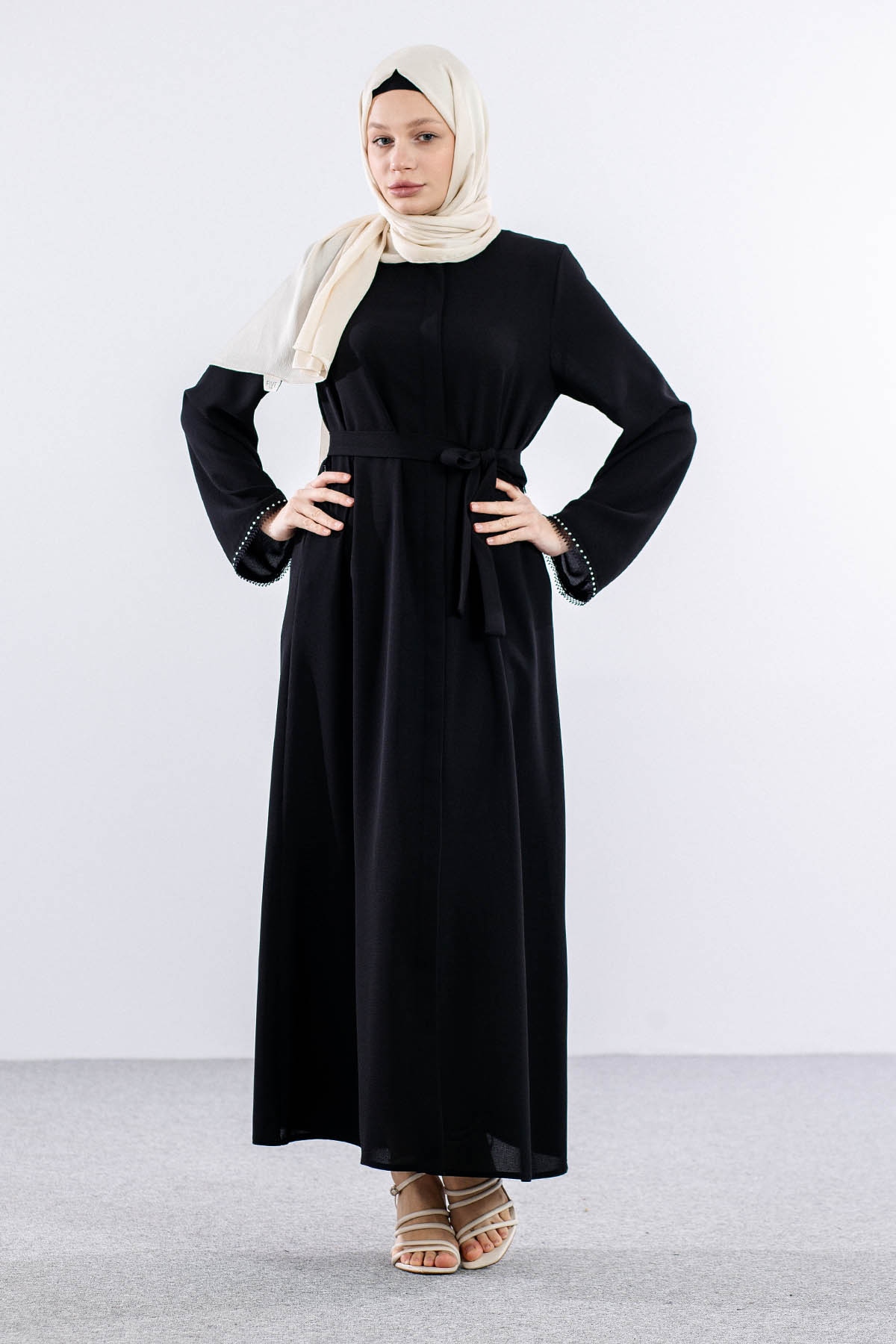 2169 Ferace 38-48 - Siyah  -- - 1