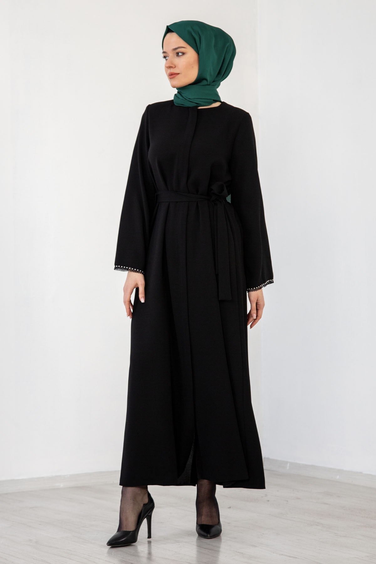 2169 Ferace 38-48 - Siyah - - 2