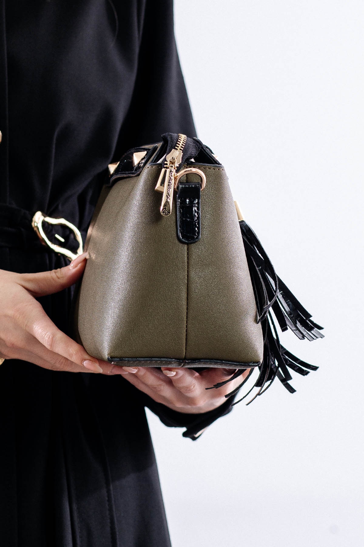 21794 şik Bayan çanta - Yesil - 2