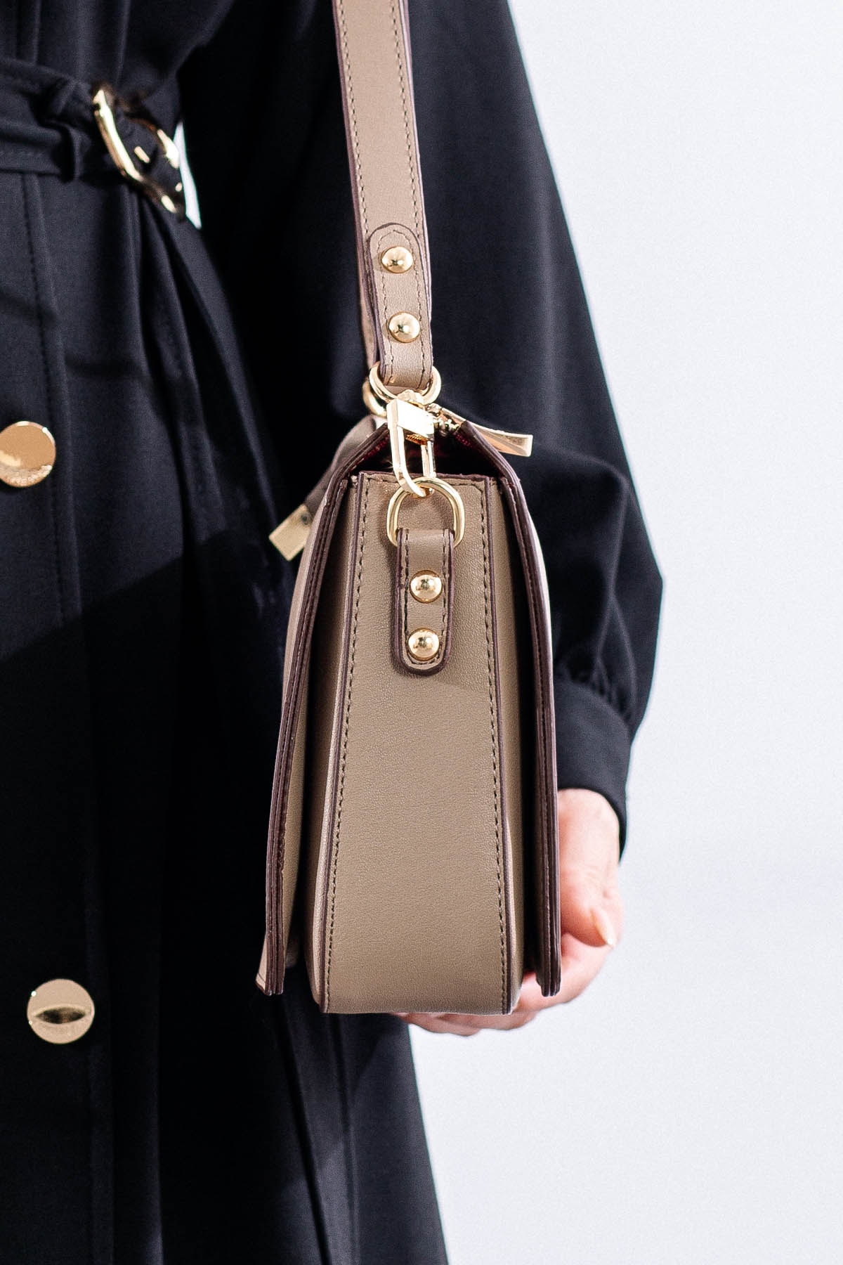 21796 şik Bayan çanta - K_bej - 2