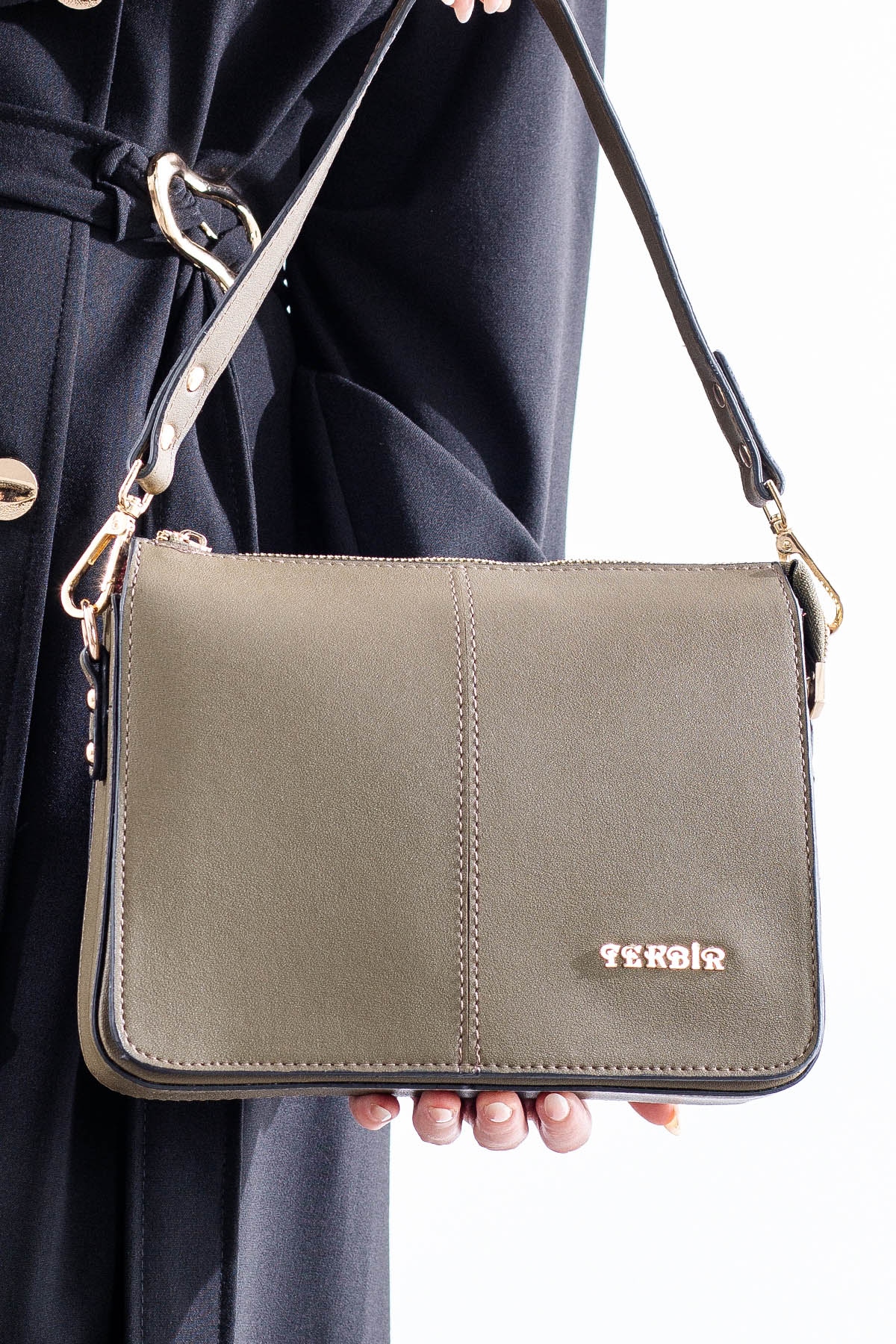 21796 şik Bayan çanta - Yesil - 1