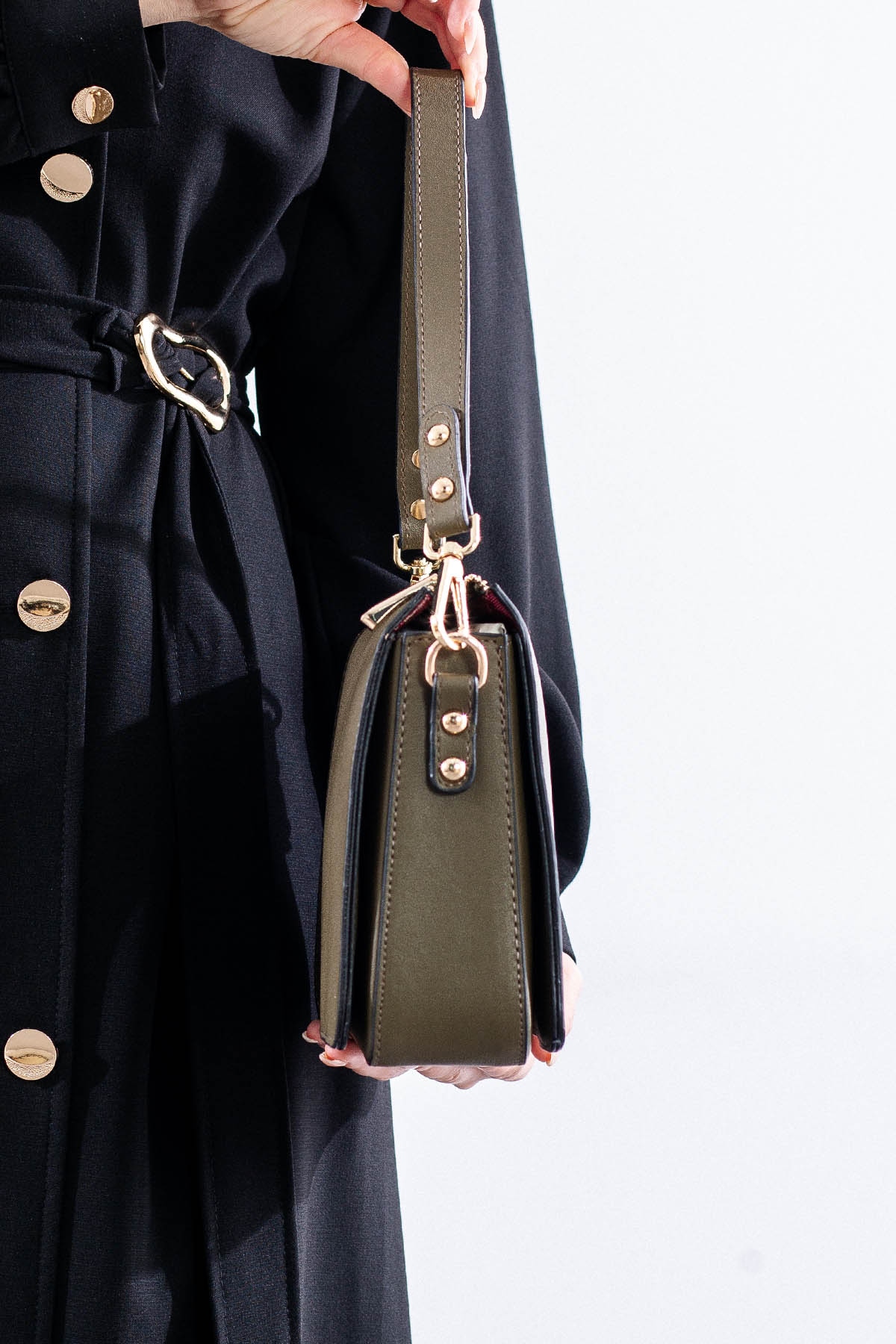 21796 şik Bayan çanta - Yesil - 2