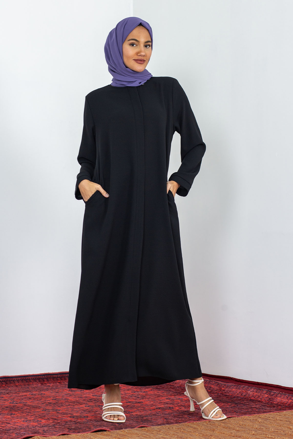 2180 Ferace 44-54 - Siyah - 1