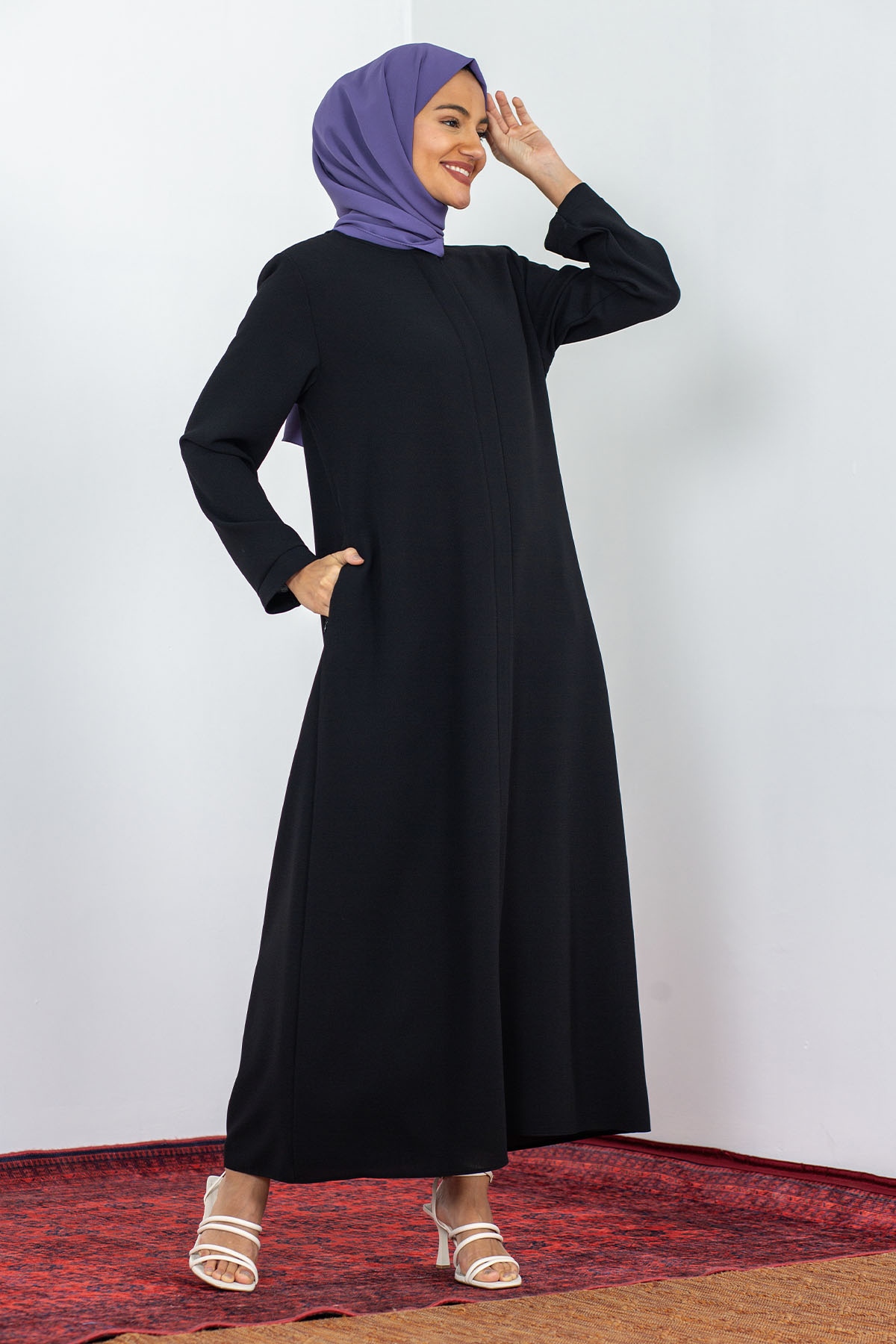 2180 Ferace 44-54 - Siyah - 2