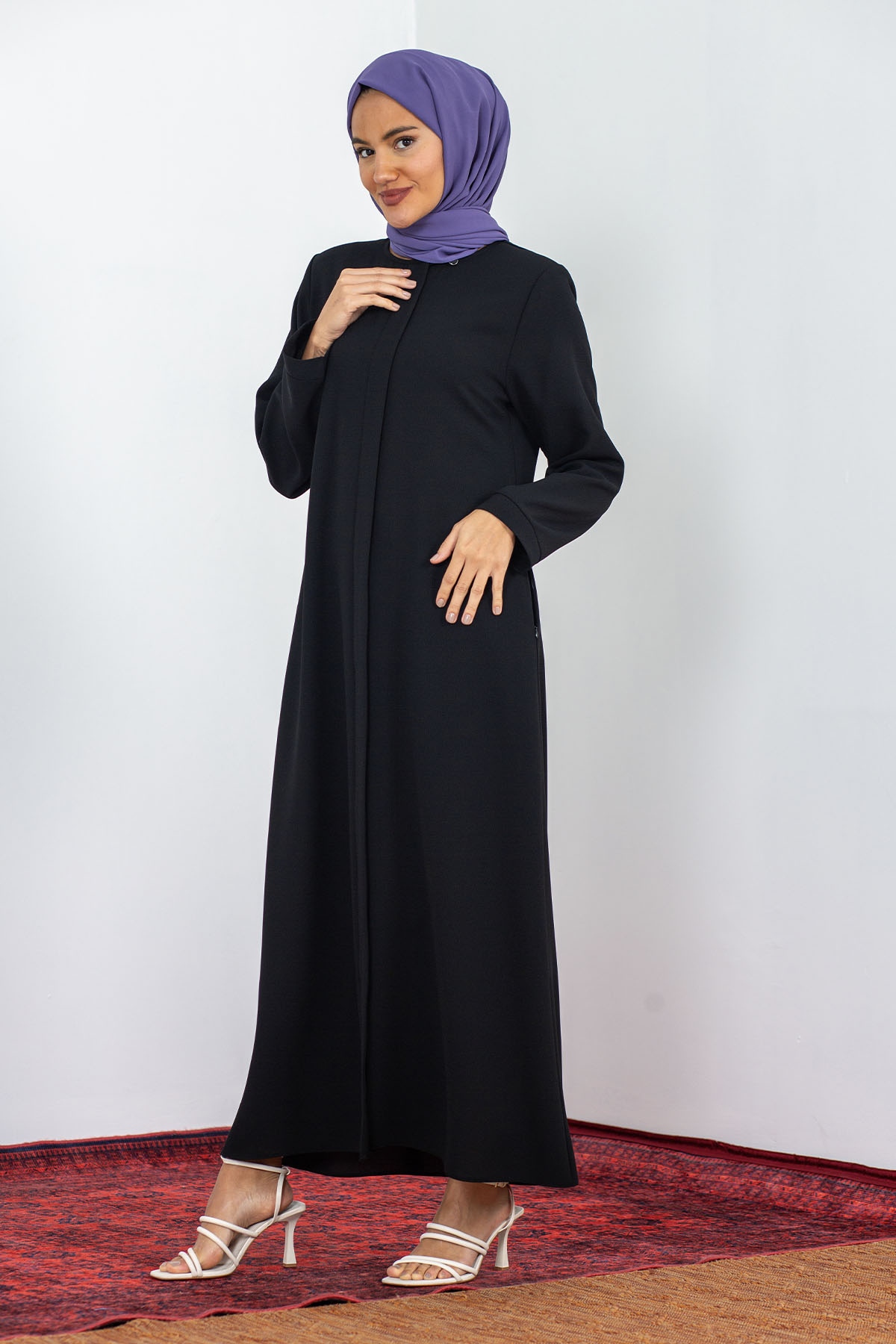 2180 Ferace 44-54 - Siyah - 3