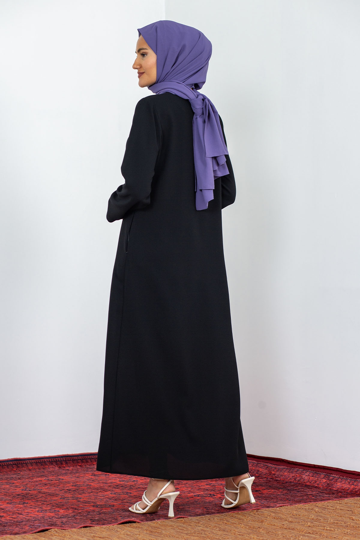 2180 Ferace 44-54 - Siyah - 4