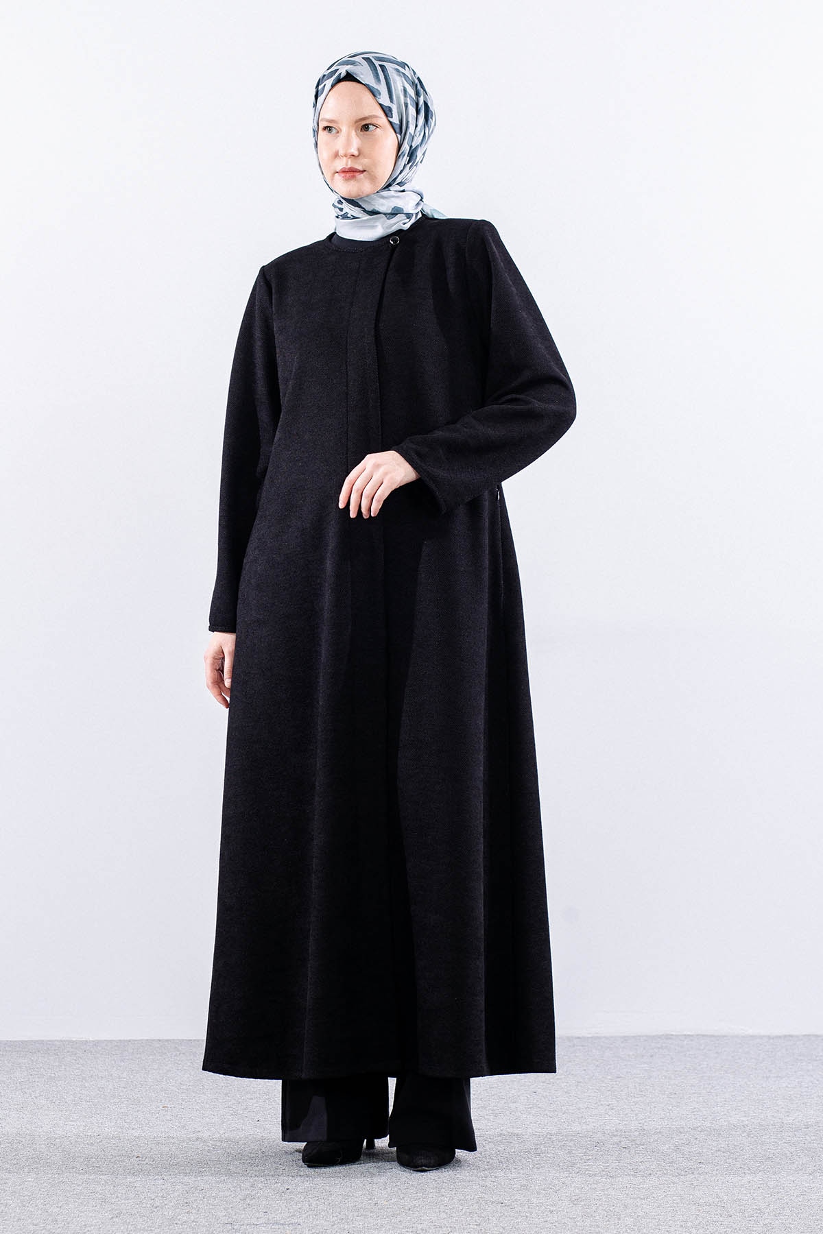 2180 Ferace 44-54 Sonil Kumas - Siyah - 1