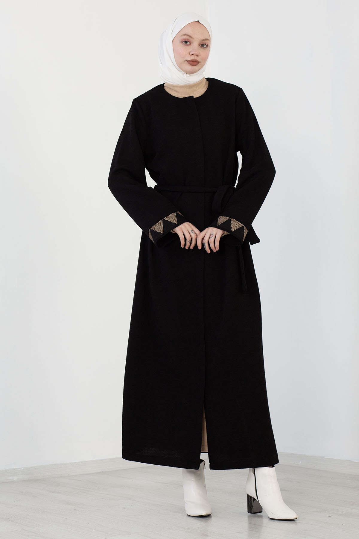 2186 Ferace 42-52 K .n - Siyah - 1