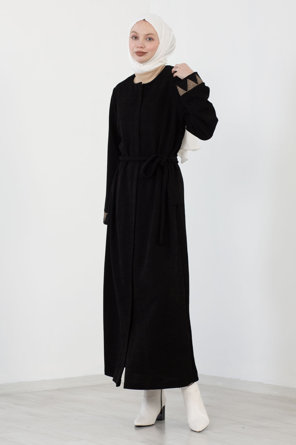 2186 Ferace 42-52 K .n - Siyah - 2