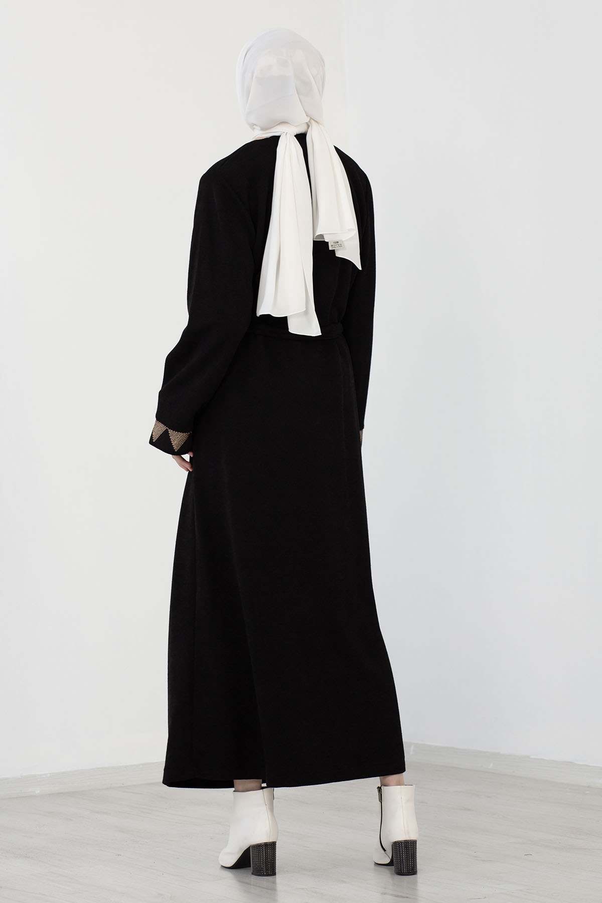 2186 Ferace 42-52 K .n - Siyah - 4