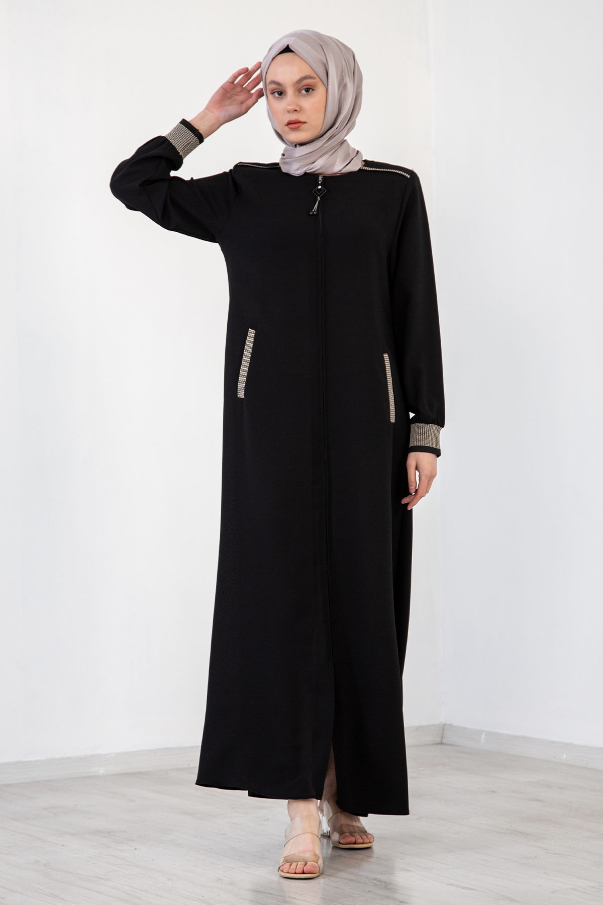 2188 Ferace 42-52 - Siyah - 1