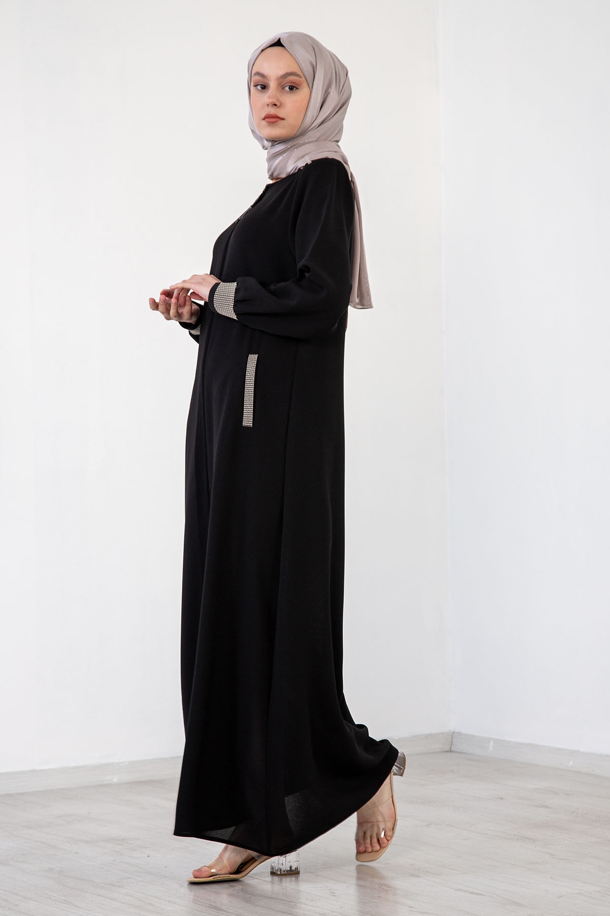 2188 Ferace 42-52 - Siyah - 2