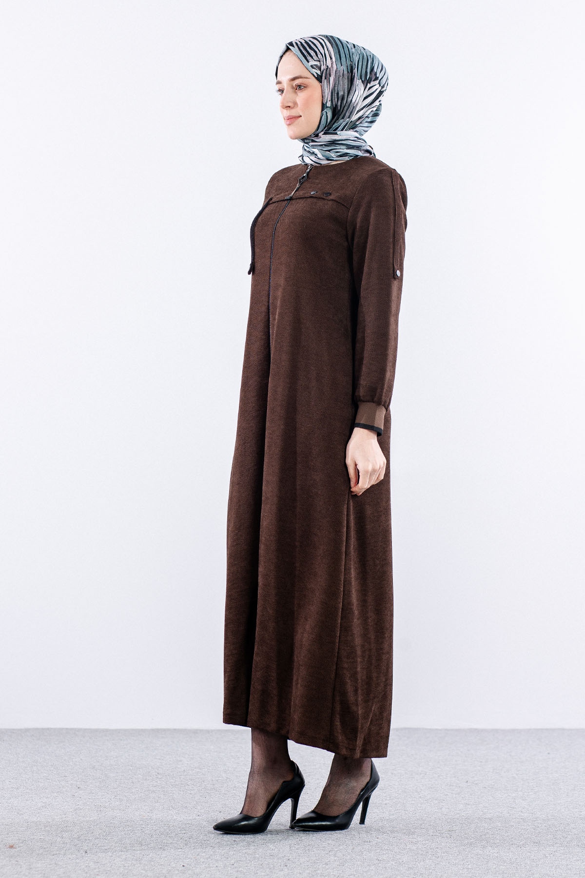 2190 Ferace 42-52 - Kahve - 3