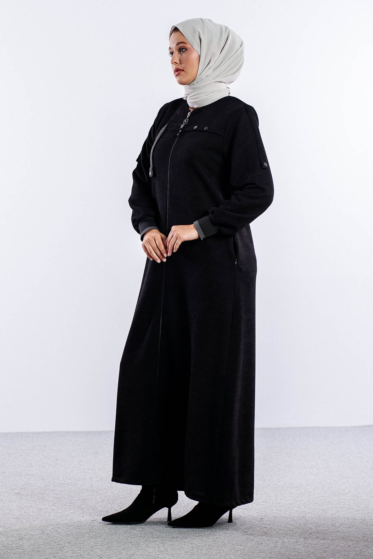 2190 Ferace 42-52 Sonil Ribana - Siyah - 3