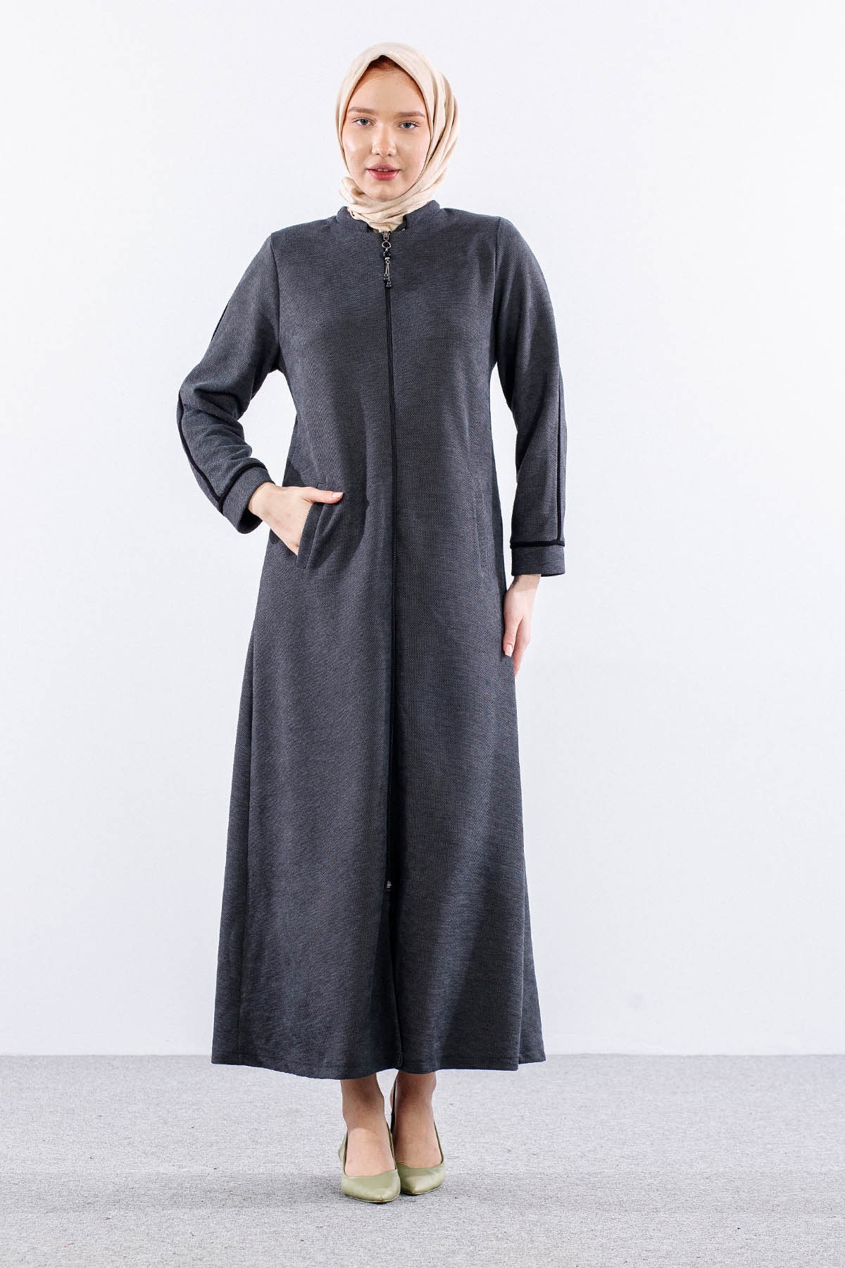 2193 Ferace 42-52 Kis Sonil Kumas - Gri - 1