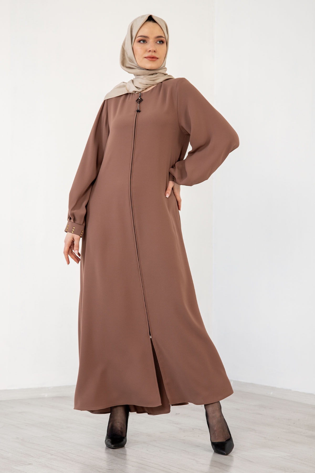 2199 Ferace 38-48 - S_kahve - 2