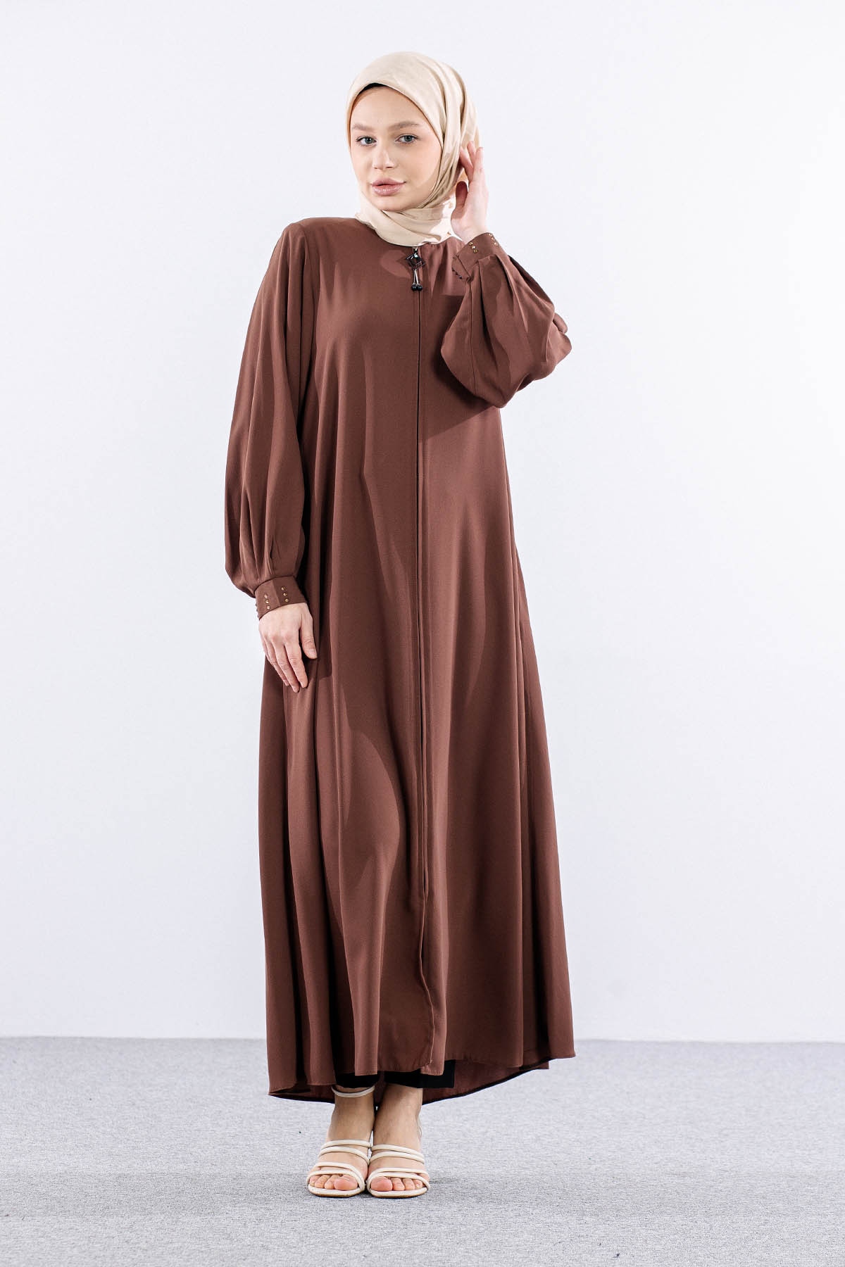 2199 Ferace 38-48 - S_kahve  - - 2