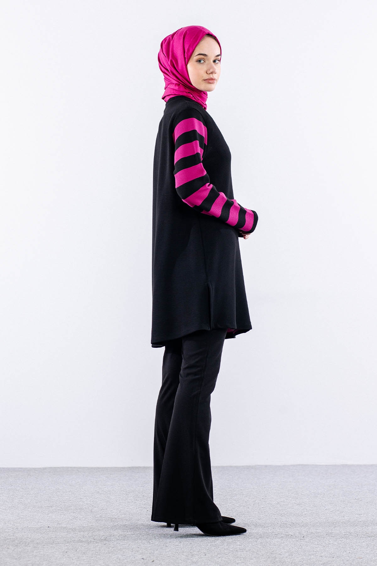 2201 Tunik 42-48 - Fusya - 5