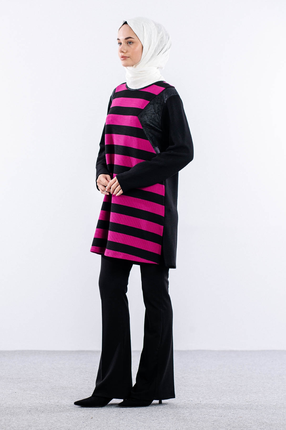 2202 Tunik 42-48 - Fusya - 3