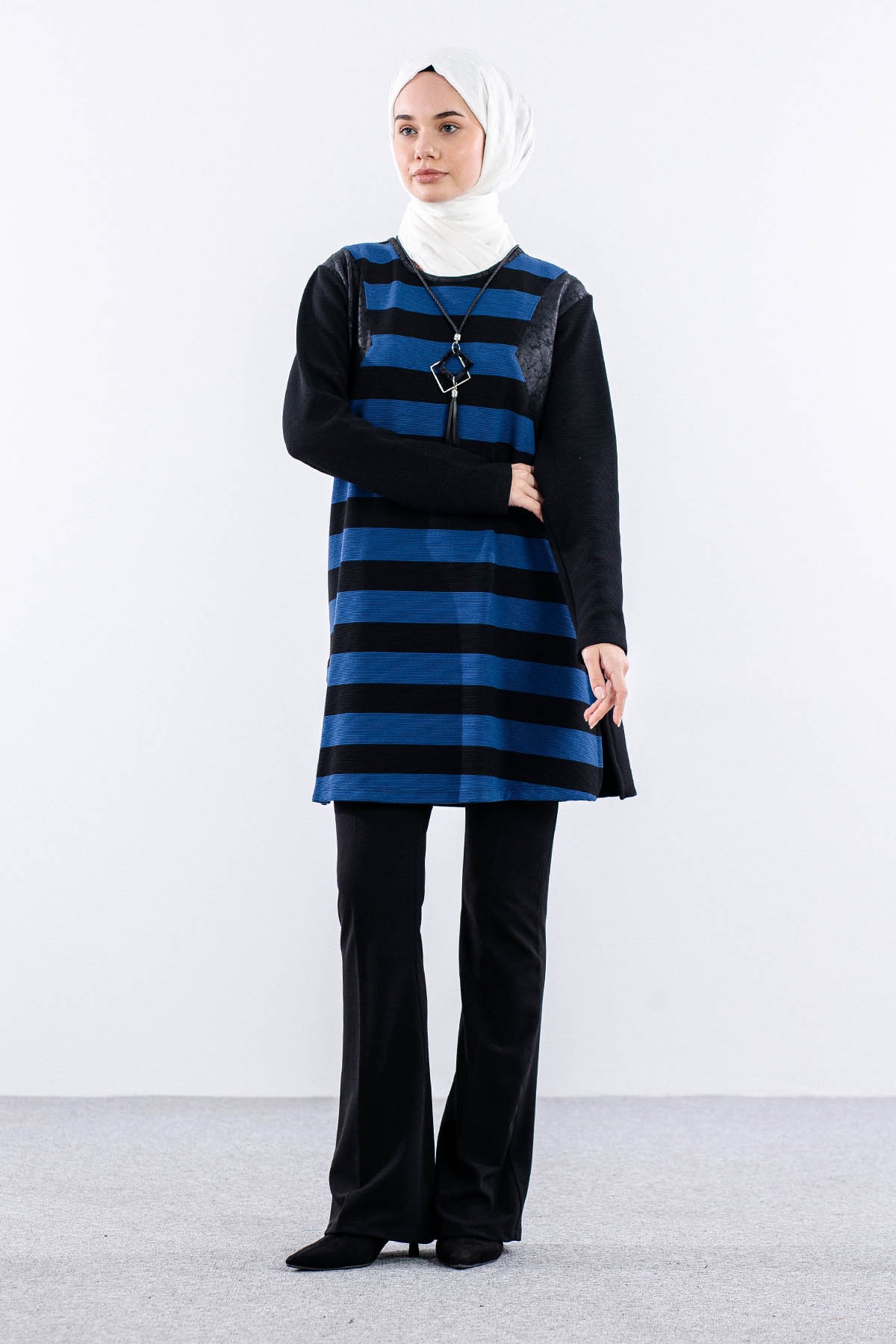 2202 Tunik 42-48 - Indigo - 2