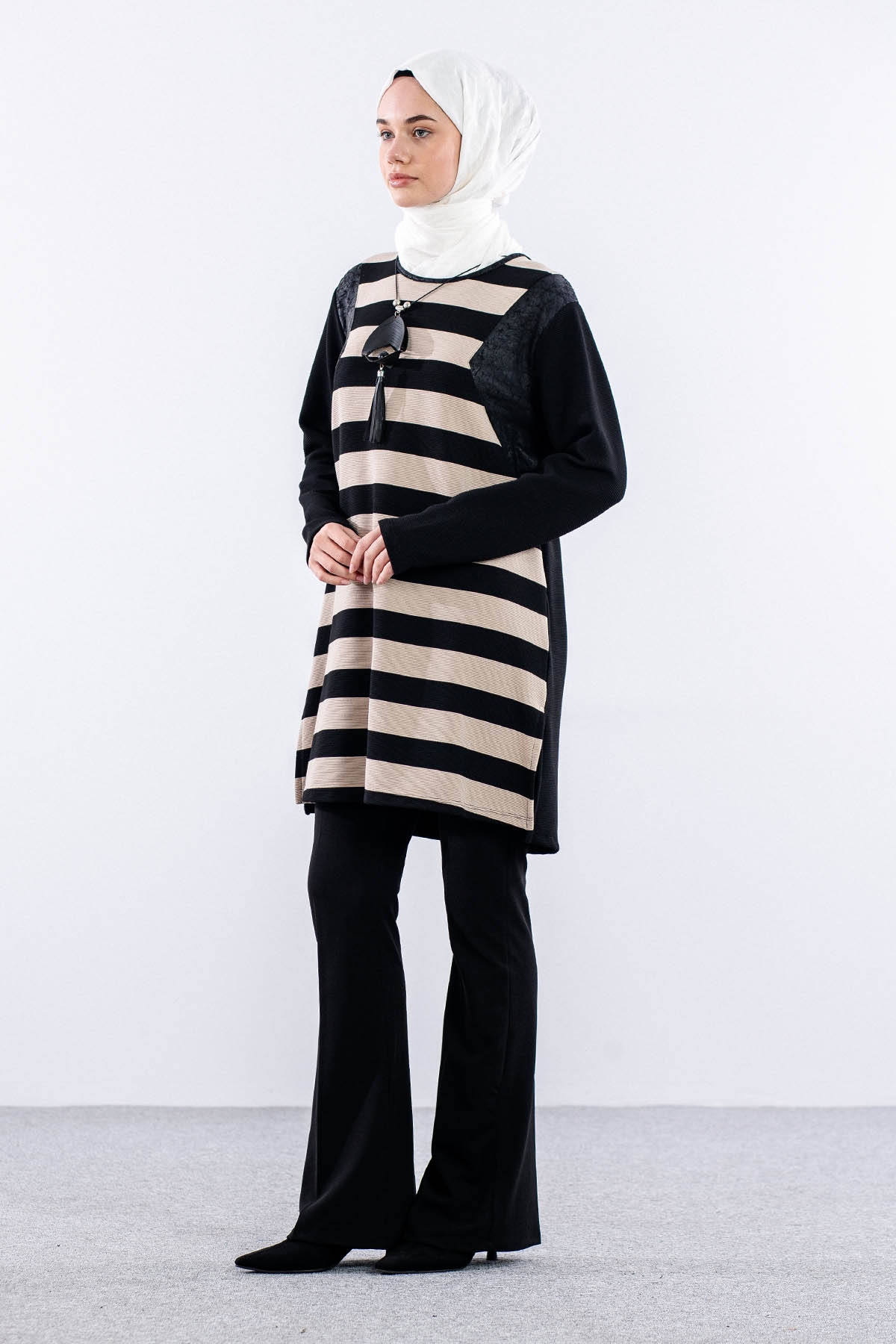 2202 Tunik 42-48 - Siyah - 2