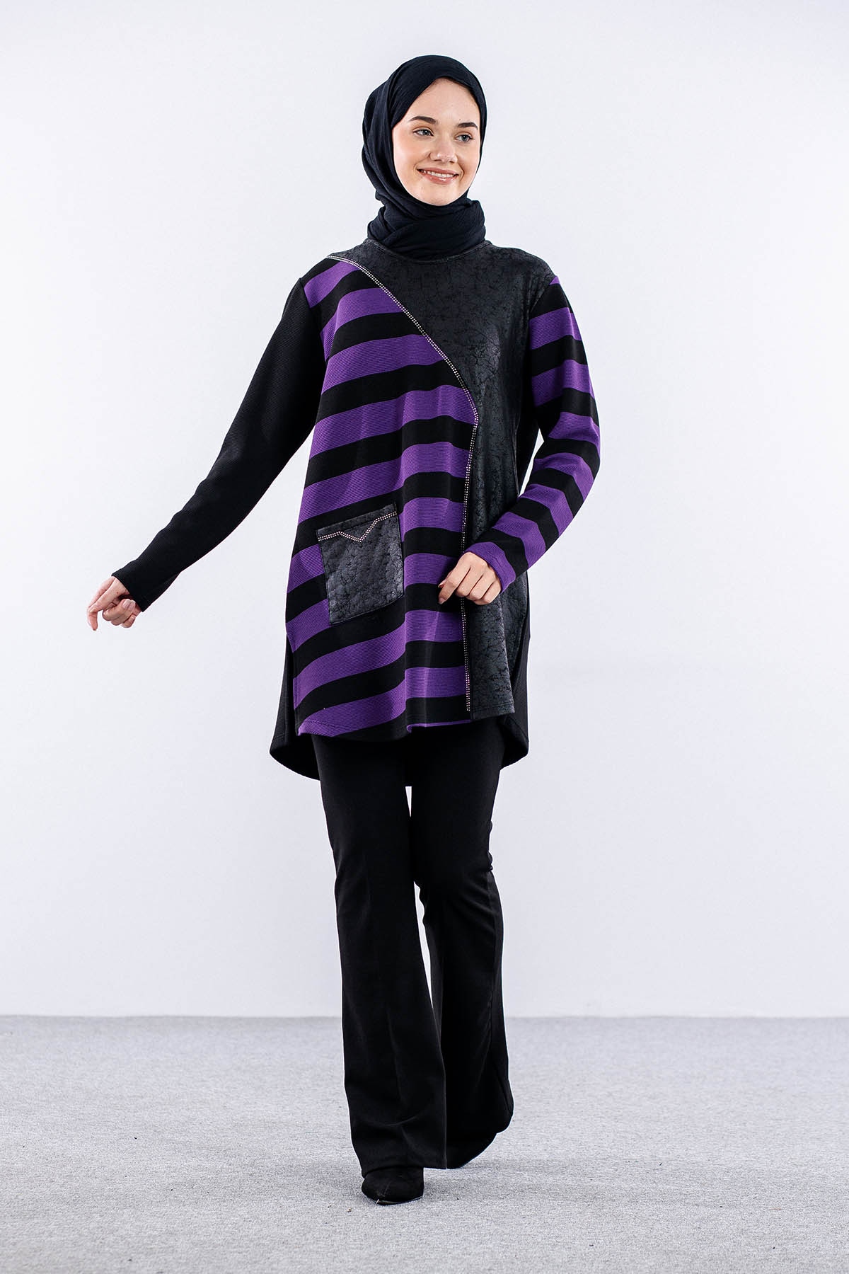 2204 Tunik 42-48 - Lila - 2
