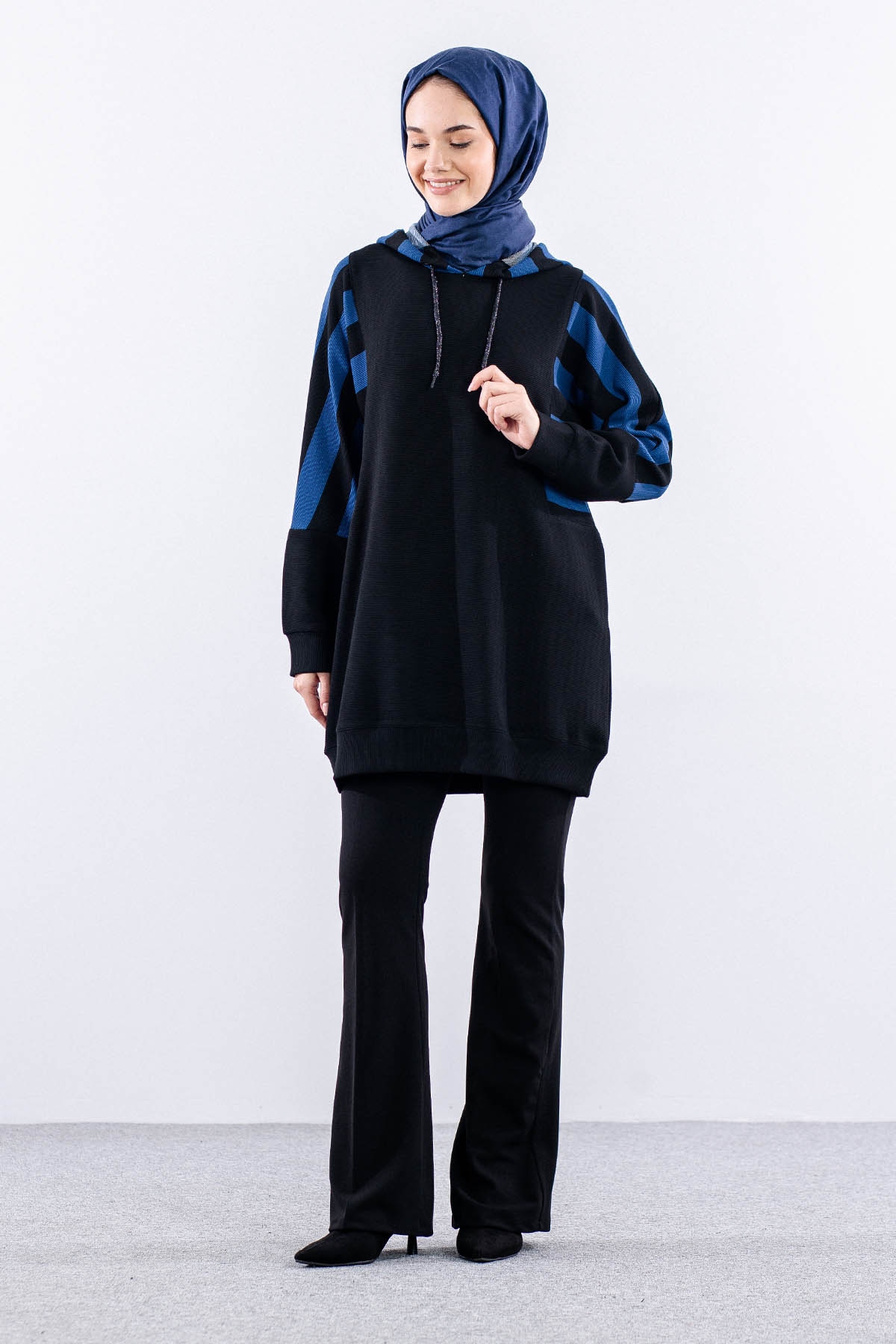 2206 Tunik 42-48 - Indigo - 2