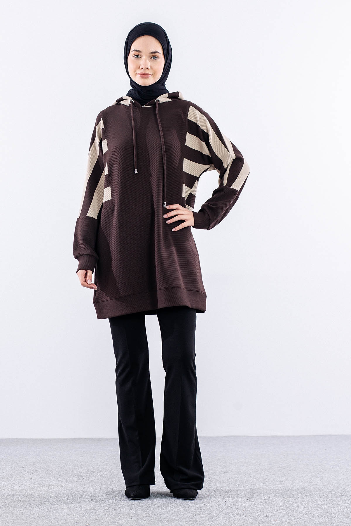 2206 Tunik 42-48 - Kahve - 1