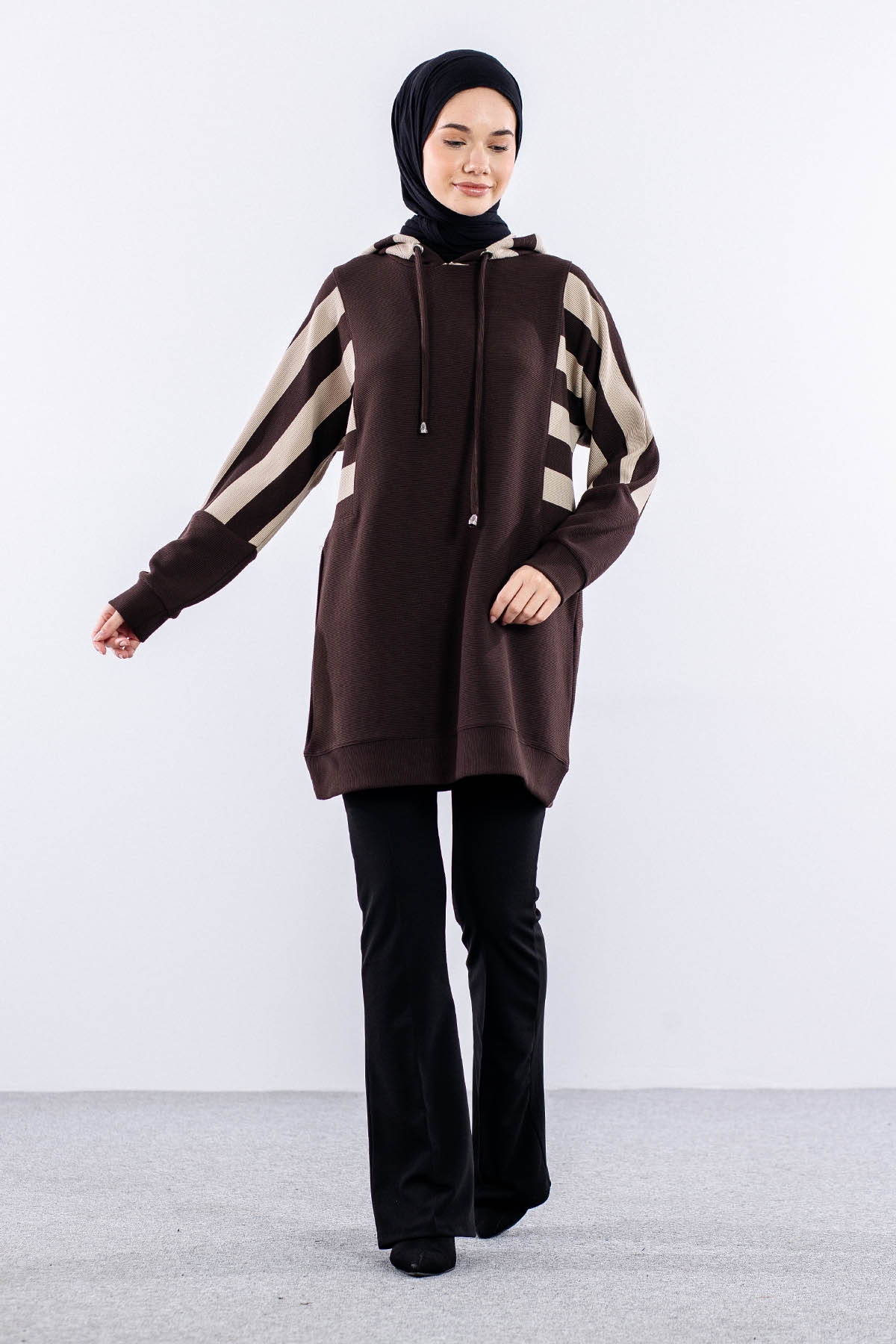 2206 Tunik 42-48 - Kahve - 3