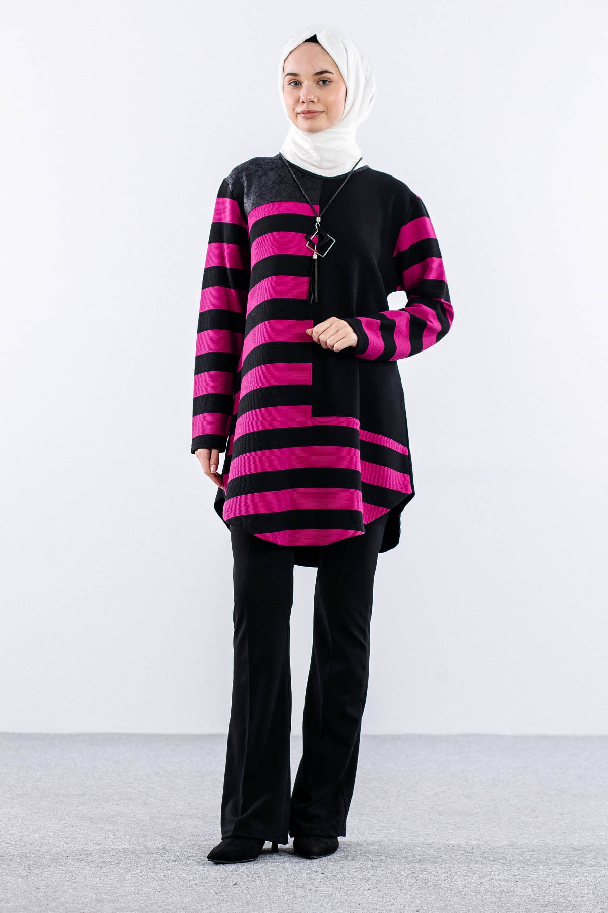 2211 Tunik 42-48 - Fusya - 1