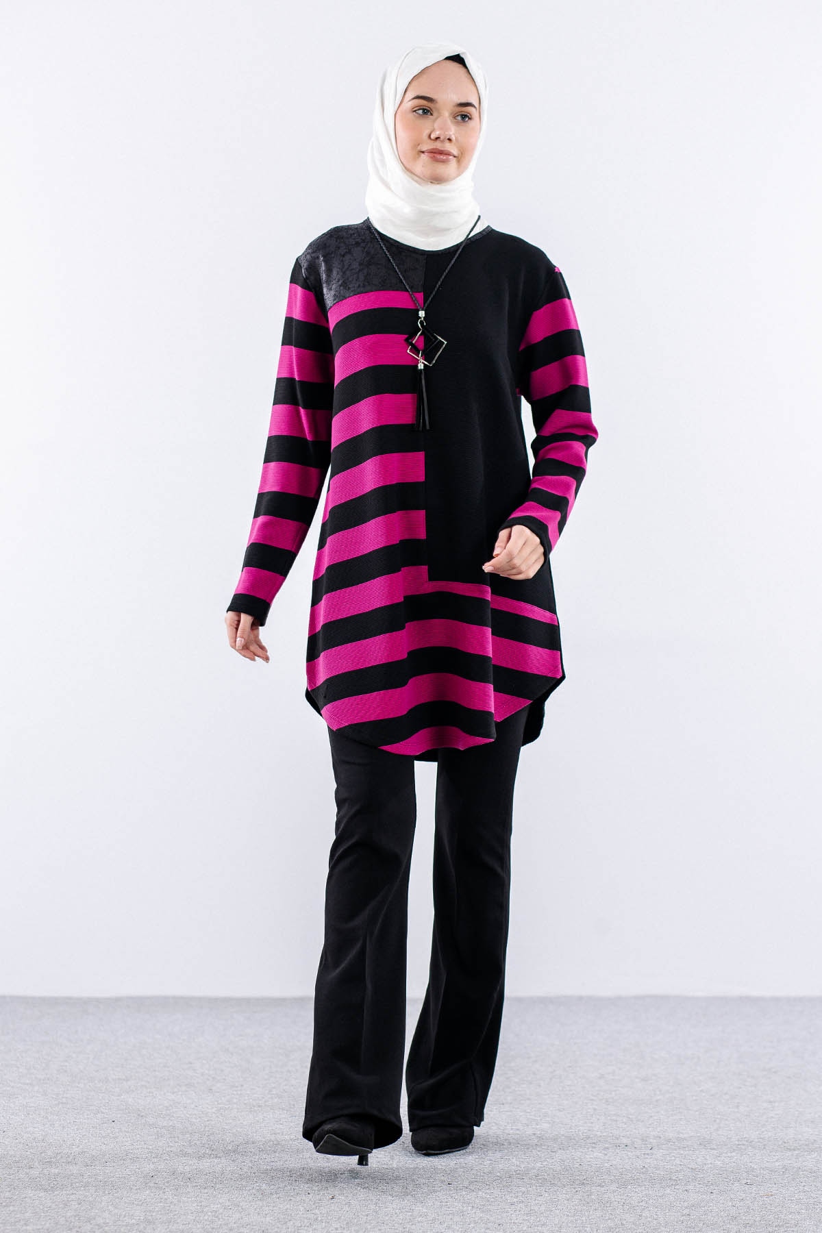 2211 Tunik 42-48 - Fusya - 2