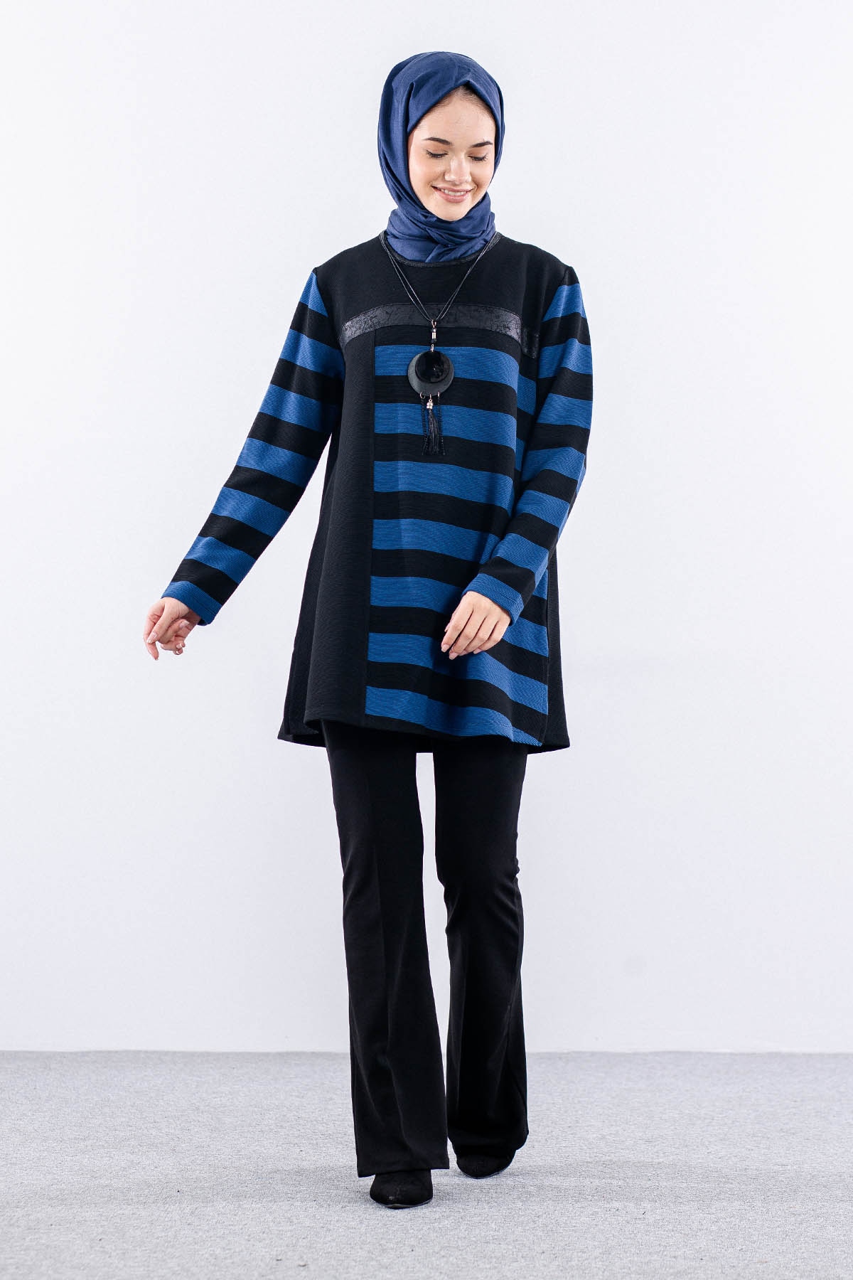 2212 Tunik 42-48 - Indigo - 2