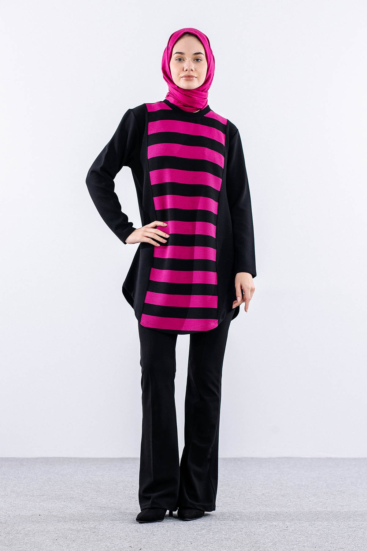 22203 Tunik 42-48 - Fusya - 1