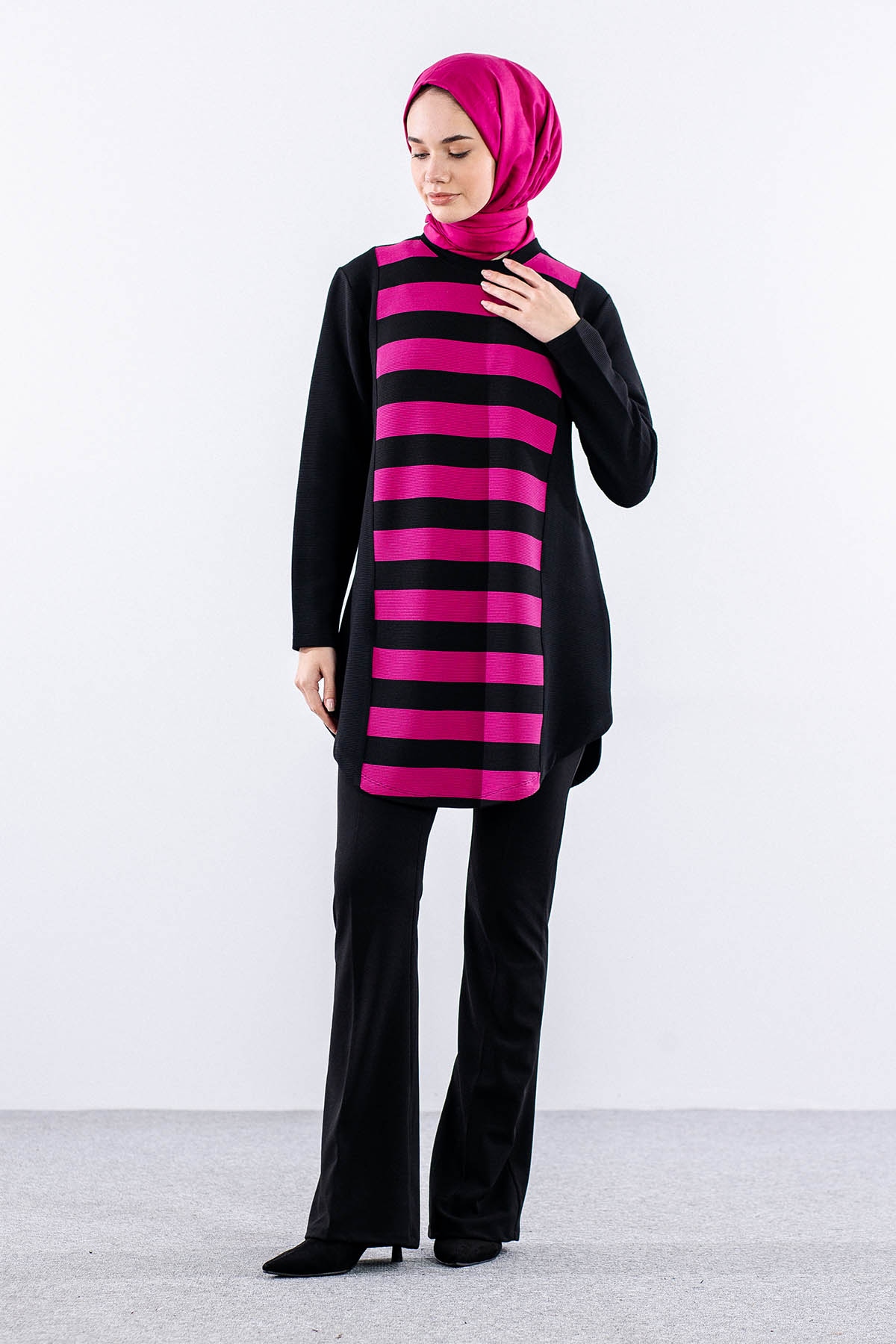 22203 Tunik 42-48 - Fusya - 2