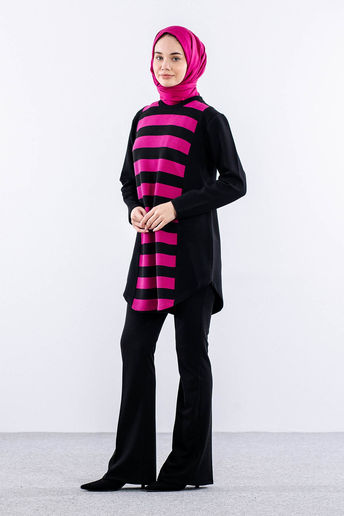 22203 Tunik 42-48 - Fusya - 3