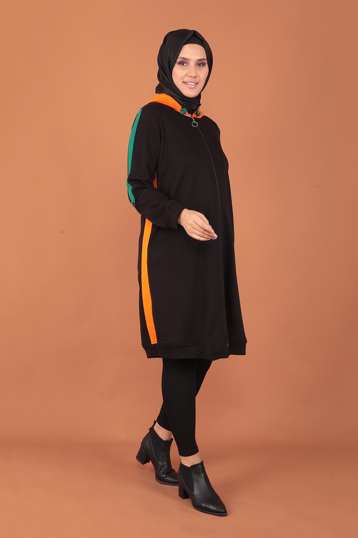 2228 3 İplik Kap 1-2-3-4 - Siyah_orange - 3