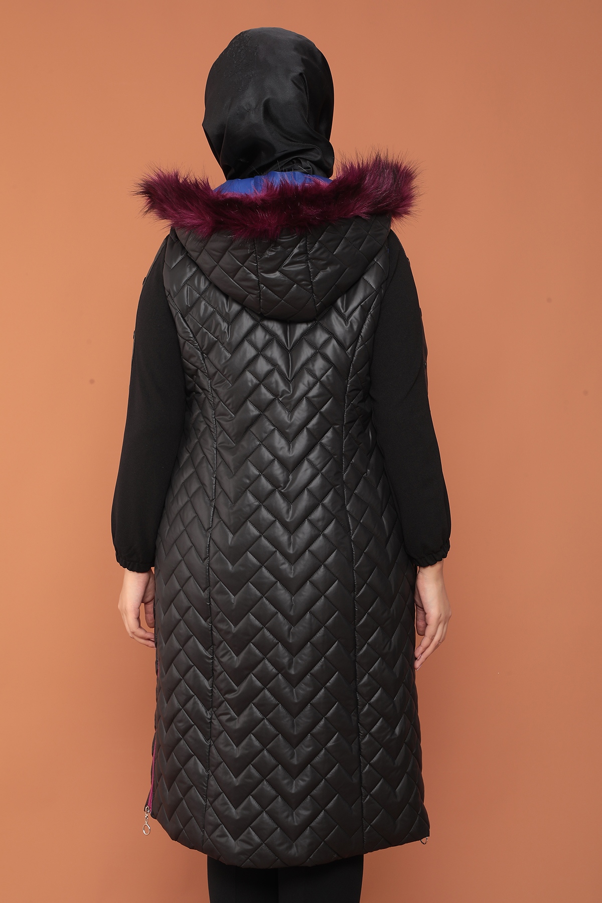 2233 şişme Yelek 1-2-3-4 - Siyah_mor - 6