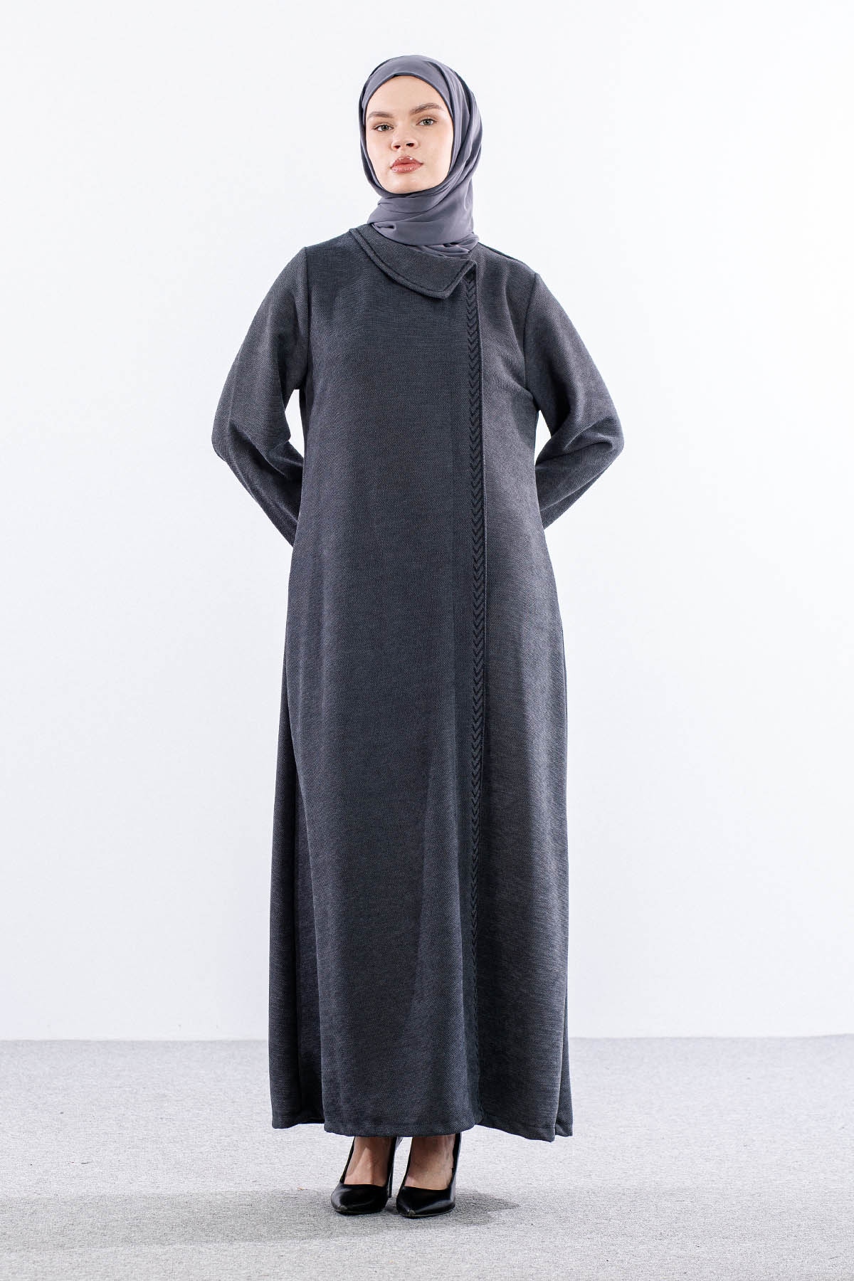 2238 Ferace 42-52 Sonil Kumas - Gri - 3