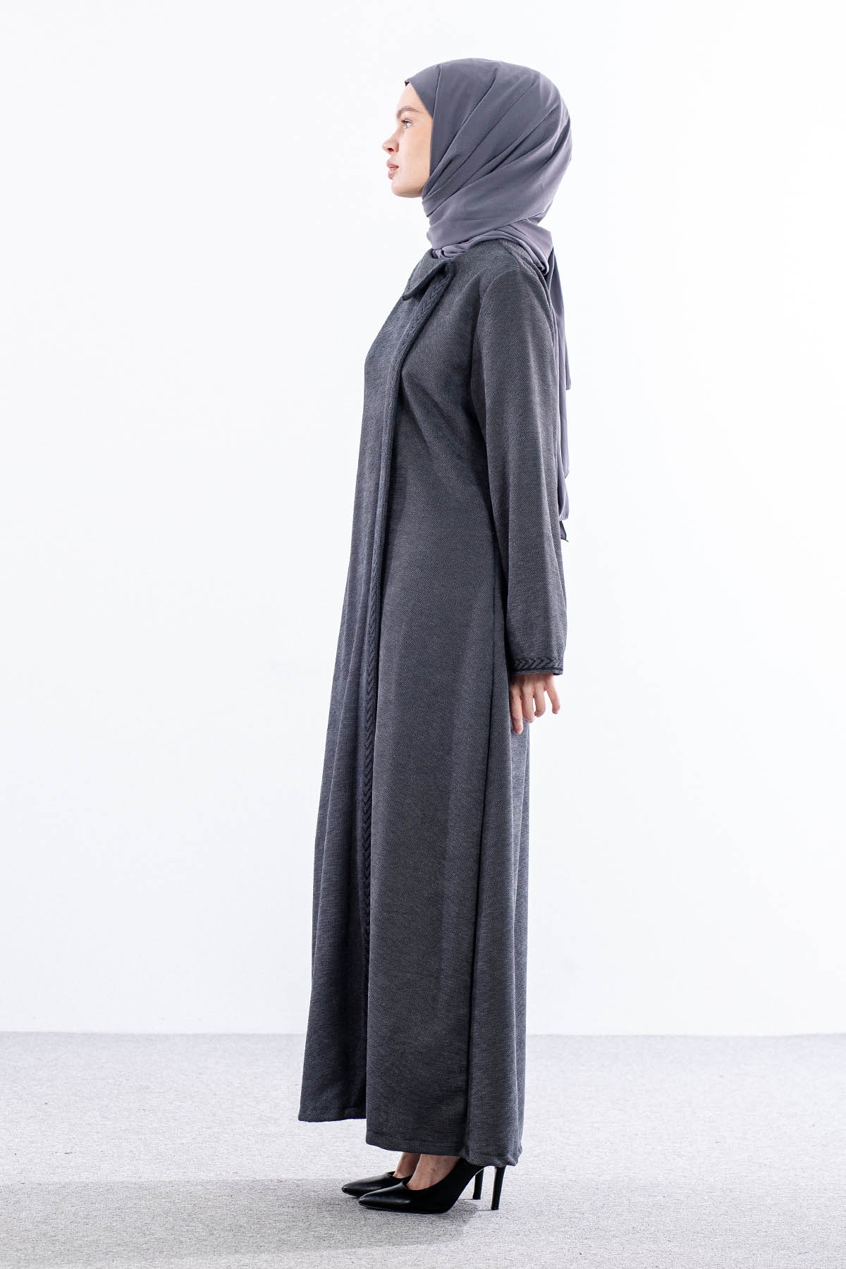 2238 Ferace 42-52 Sonil Kumas - Gri - 4