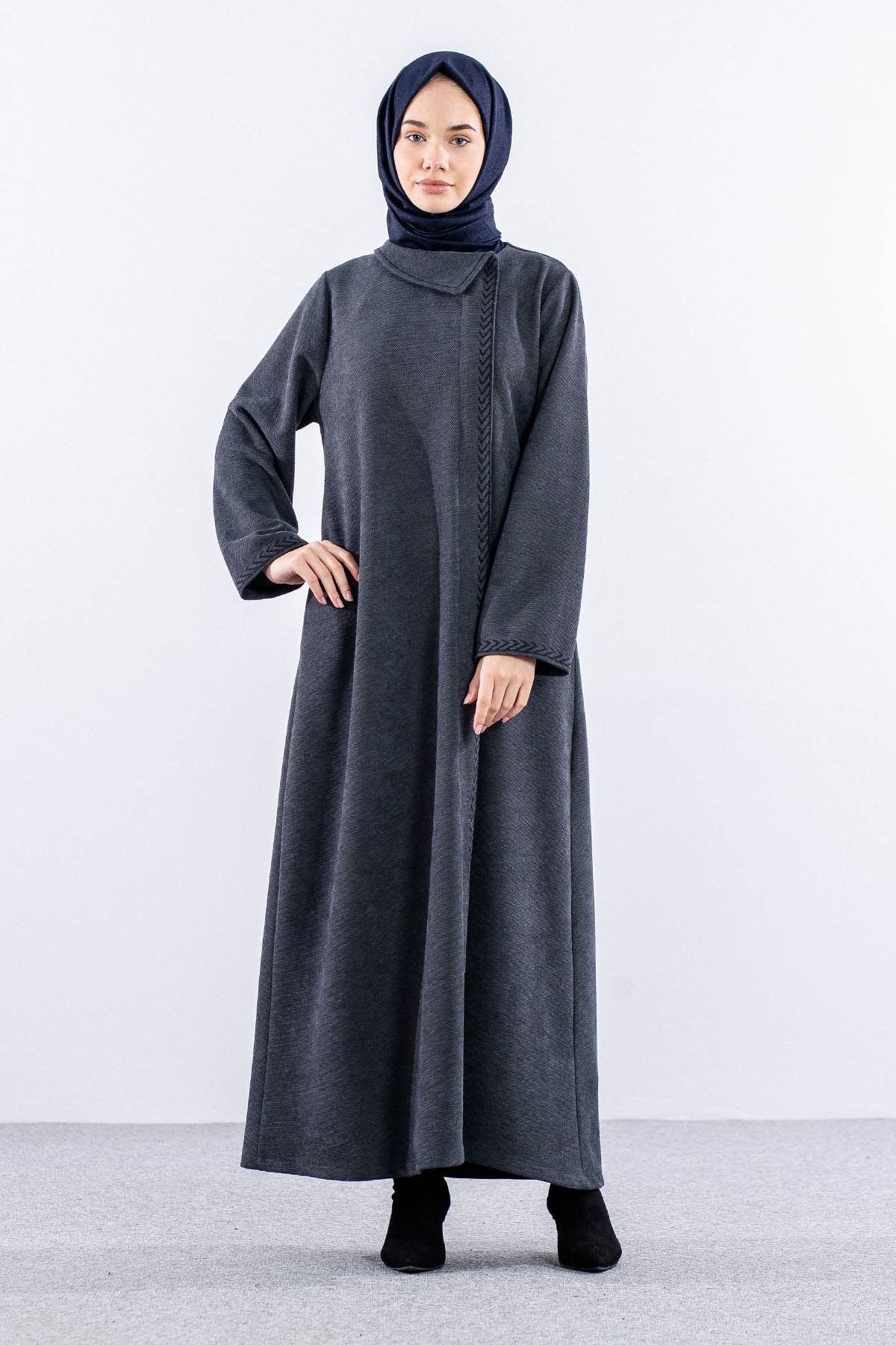 2238 Kiş Ferace 42-52 Nkş - Gri - 2