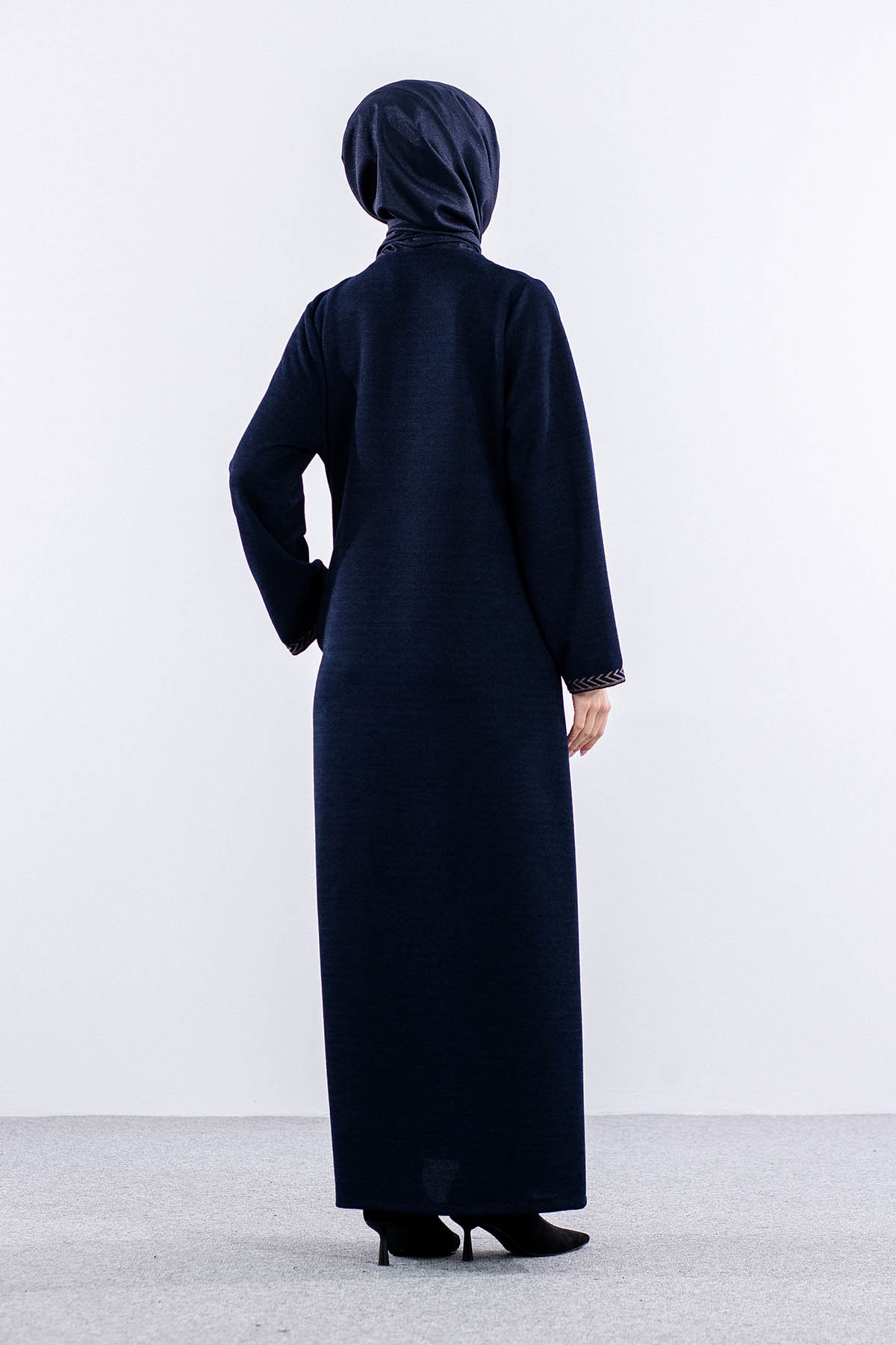 2238 Kiş Ferace 42-52 Nkş - Lacivert - 5